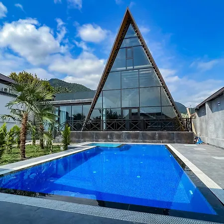Qafqaz Luxury Chalet Gabala Exterior photo